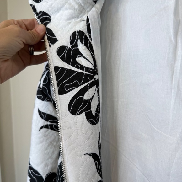 ZARA | NEW Retro Printed Quilted Zip Up Dual Pockets Comfy Oversized Jacket - Picture 11 of 16